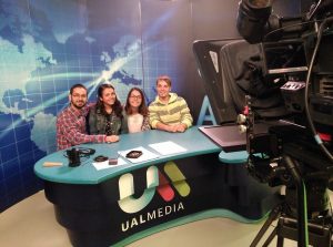 Plató de Televisión de la Universidad Autónoma de Lisboa (UAL).