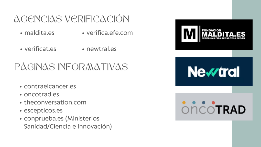 Webs de consulta proporcionadas por el ponente