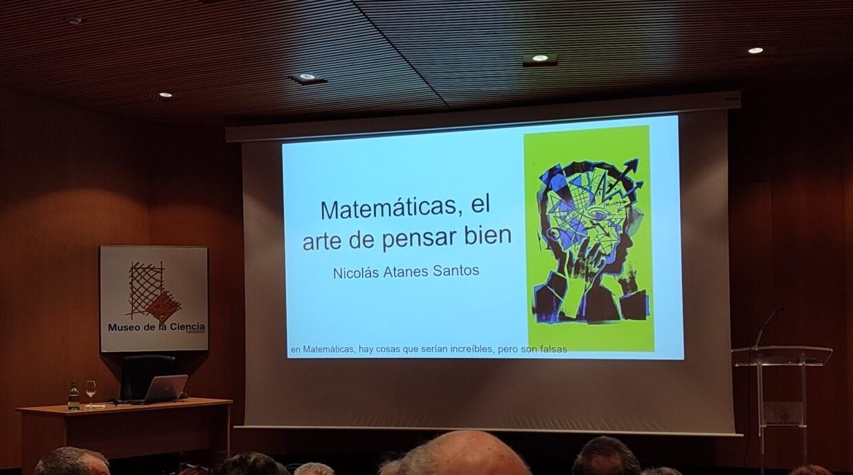 Nicolás Atanes presenta «Matemáticas, el arte de pensar bien» en Valladolid