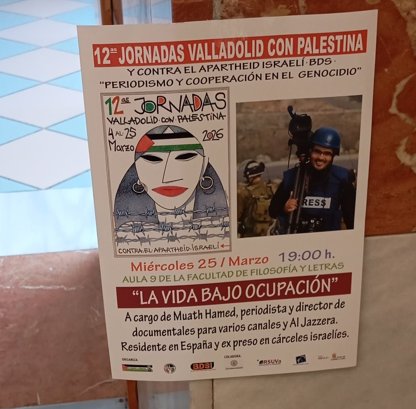 Muath Hamed relata su vida como periodista bajo la ocupación