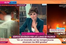 ¿Fue ética la retransmisión de dos personas en el edificio en llamas de Valencia esperando a ser rescatadas?