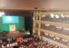 La AECC ya es de oro en Valladolid El Teatro Calderón en el acto de entrega de la Medalla de Oro