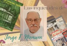 Las inquietudes de Jorge F. Niemann Jorge F. Niemann junto a sus dos novelas
