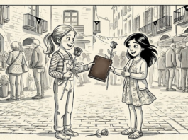 Una rosa y un libro por Sant Jordi