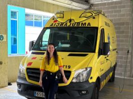 Irene Garzón, técnico en Emergencias Sanitarias: “Somos una parte fundamental de la sanidad, pero no se nos tiene en cuenta”