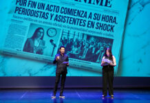 María Aparicio, estudiante de cuarto curso, presenta los Premios Miguel Delibes de Periodismo: «Si crees que puedes, tienes que intentarlo»