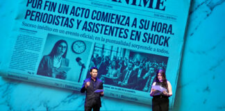 María Aparicio, estudiante de cuarto curso, presenta los Premios Miguel Delibes de Periodismo: «Si crees que puedes, tienes que intentarlo»